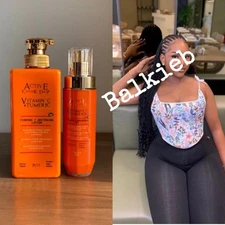 Active caviar drip Vitamin C & Tumeric Lotion 444ml, Oil 100ml