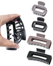 HOKEMP 4 Pack Silicone Claw Clips for Women - Flexible Non-Slip Claw Clips fo...