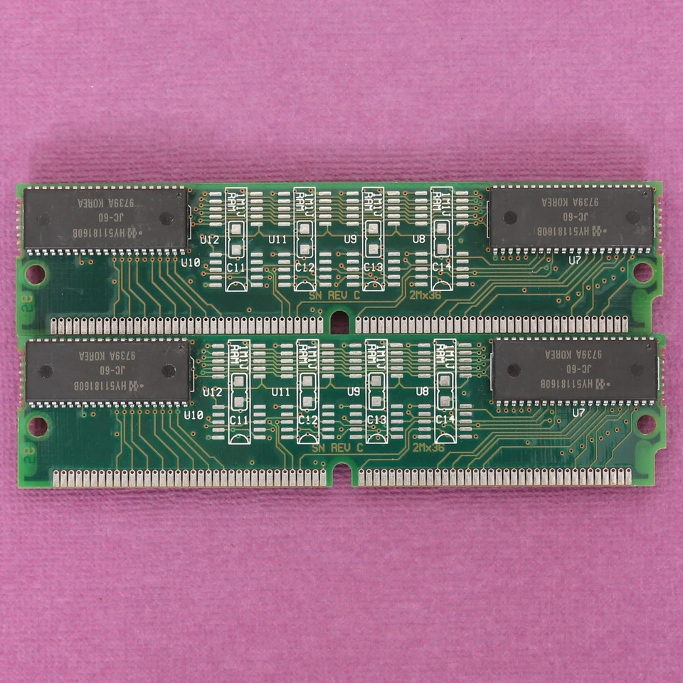 Memoria RAM 72 pines 16 MB (2x8 MB) 60NS EDO SIMM *PROBADA* Hypertec Foto 2 de 4