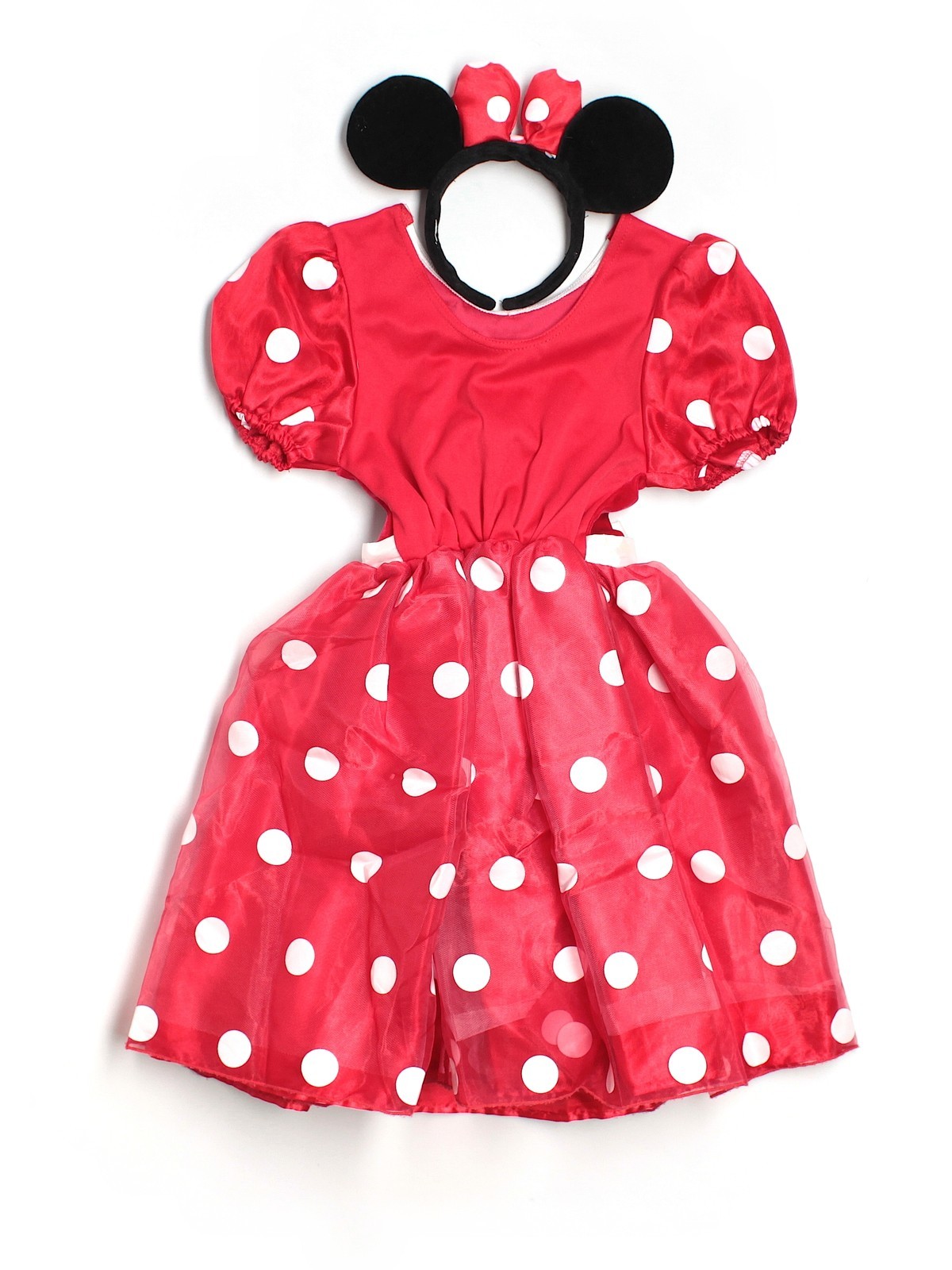 Girl Disney Store Minnie Mouse Red Polka Dot Dres… - image 2