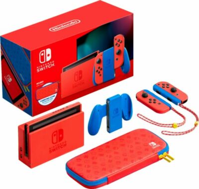 Nintendo Switch HAC-001(-01) Mario Red & Blue Edition - 32GB for