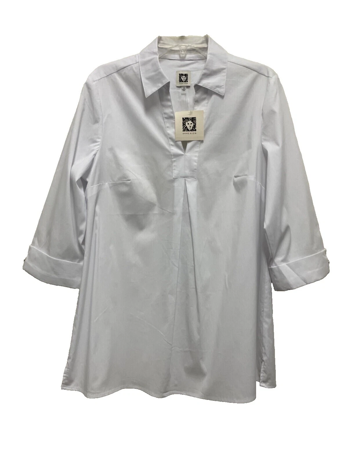 Anne Klein Mujer Tops de Mezcla de Algodón Blanco para Mujeres