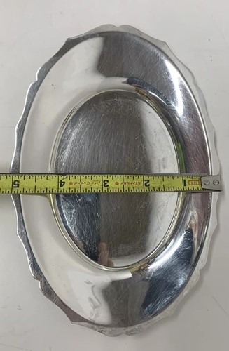 VTG WILLIAM ADAMS INC. EPNS Birmingham England Gravy Boat Set Plated Silver - Picture 12 of 15