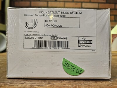 Foundation Knee System Revision Femur-Posterior Stabilized Size 12 Left 