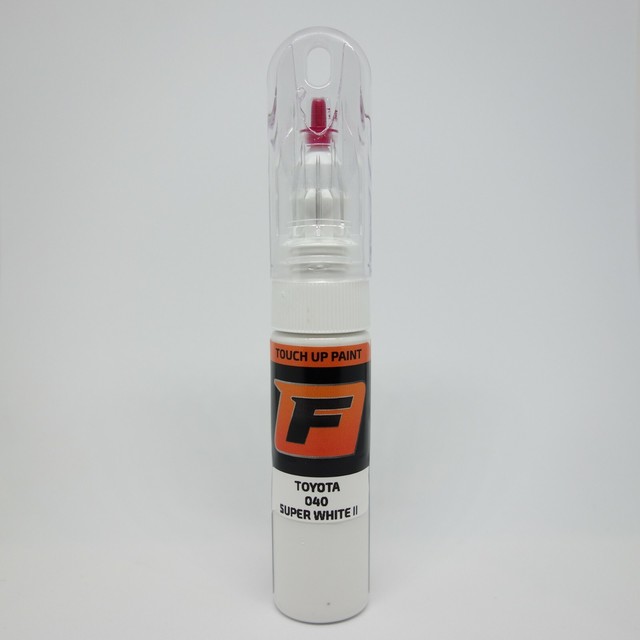 Car Touch up paint for TOYOTA 040 Super White II Paint Brush