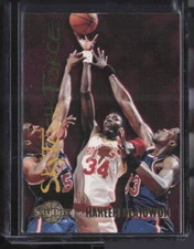 1994-95 SkyBox Premium #SF19 Hakeem Olajuwon SkyTech Force