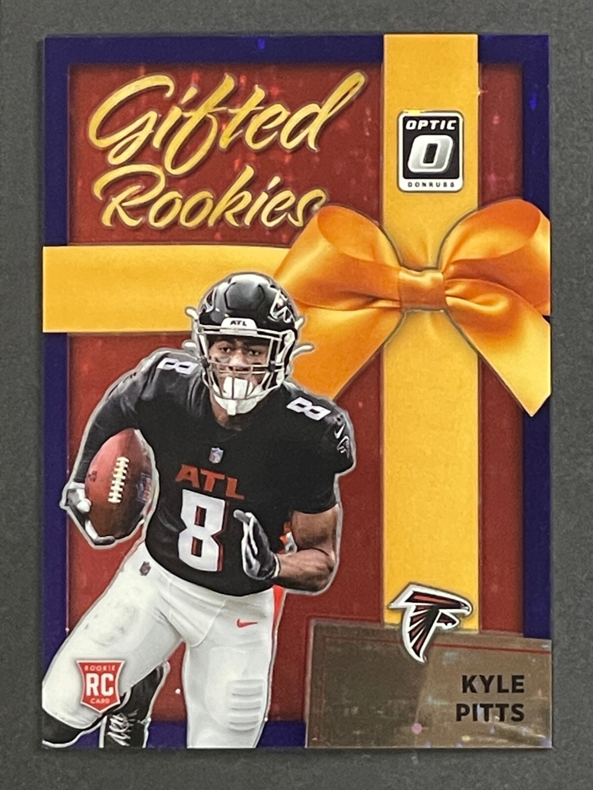 2021 Panini Donruss Optic Kyle Pitts GIfted Rookies Purple Stars /25 Rookie