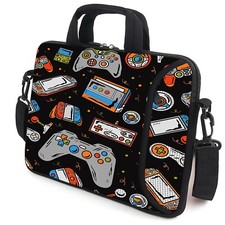 13.3" Laptop Bag Adjustable Shoulder Strap with Handle Accessory Pocket fits ...