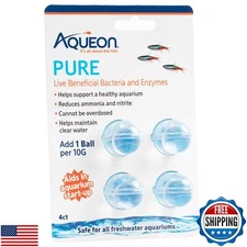 Aqueon Pure Bacteria Supplement - 4 Pack (10 Gallon)
