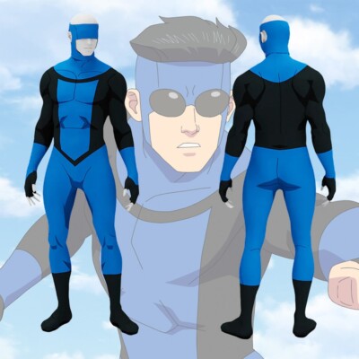 Omni-Man Cosplay Costume Invincible Nolan Grayson Bodysuit Full Set