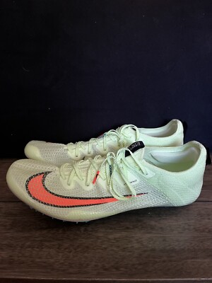 Nike Mens Cleats Size 13 Zoom Superfly Elite 2 Volt Track Field CD4382-700