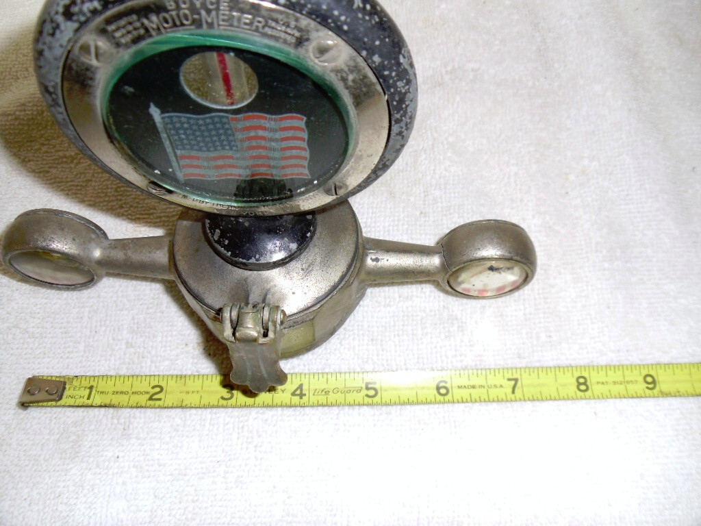 RARE Antique Boyce Moto Meter Series 1 -A Dog Bone Radiator Cap | eBay