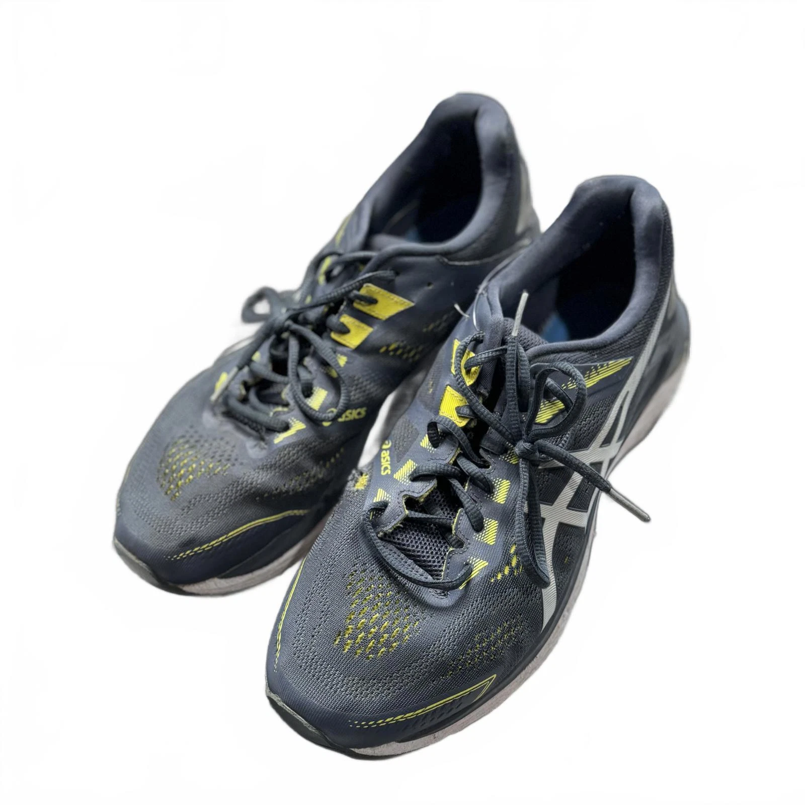 Scarpe da corsa Asics Dynamic Duomax da uomo taglia 11 5 blu sneakers sportive allenamento