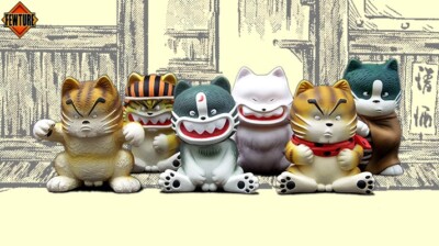 Jarinko Chie Antonio & Sphinx Cat Soft Vinyl Figure Set Fewture