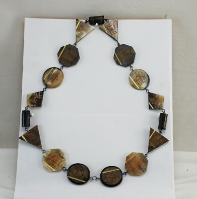 African Buffalo Horn Necklace YahLives Crown Jewel unpolished
