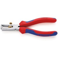Knipex Abisolierzange Verchromt, Mit Mehrkomponenten-HüLlen 160 Mm 11 05 160