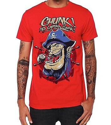 Chunk No Captain Chunk Men S Small Red T Shirt Ebay