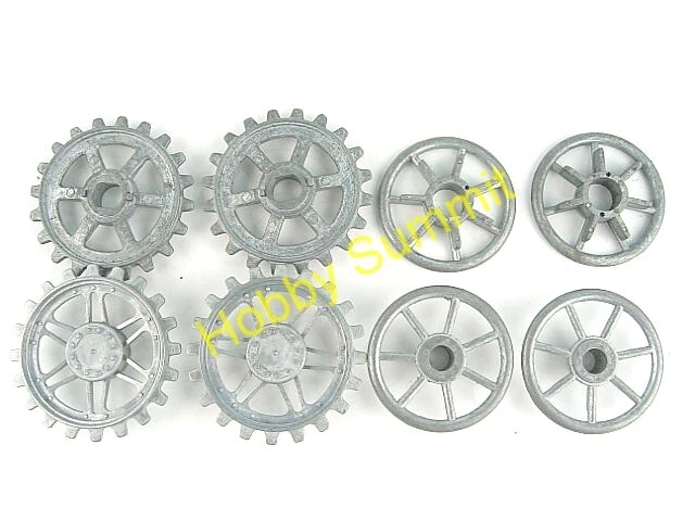 1/15 Bandai R/C Tank Panzer IV Metal Wheels Set  SPROCKET  IDLER  Hummel StuG IV - Image 3 of 3