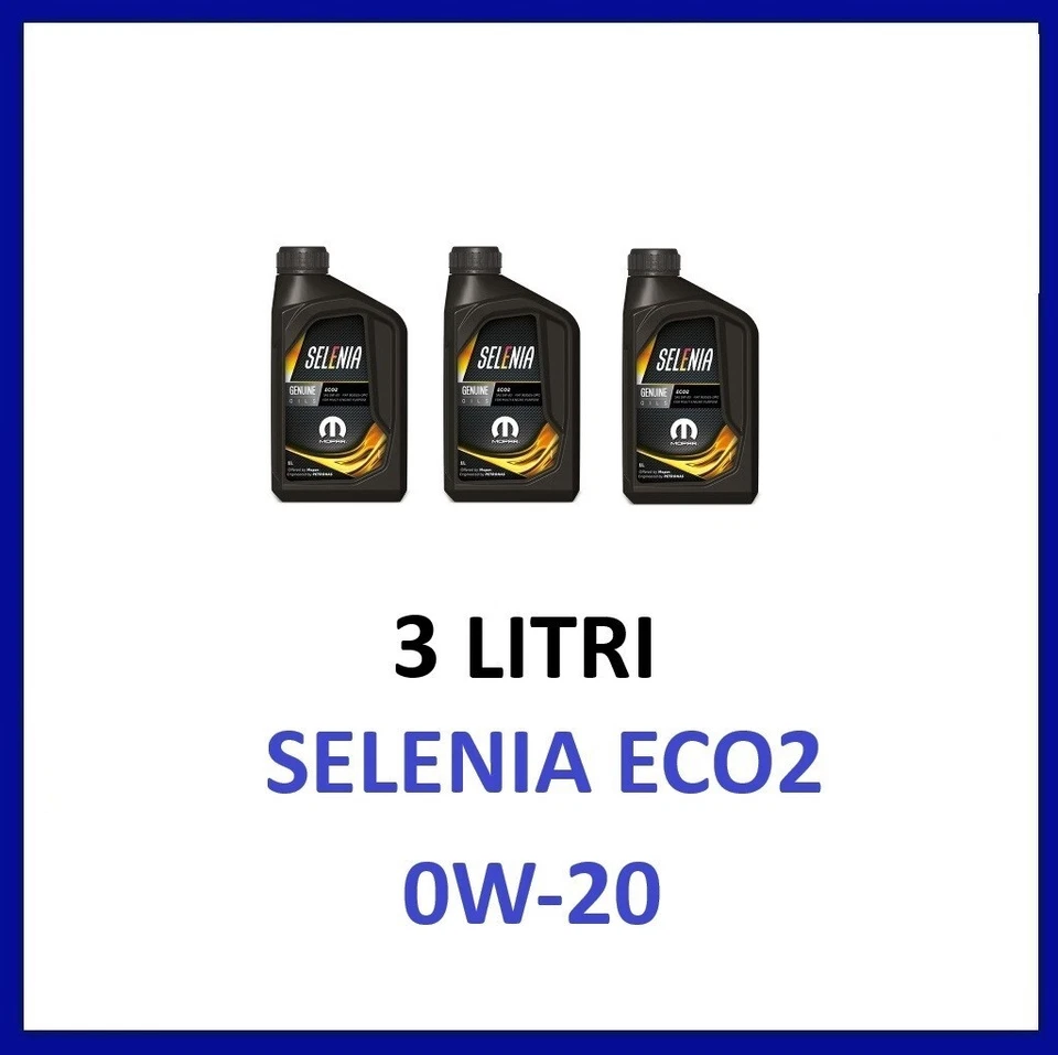 3LT Olio Selenia ECO2 0W20 Acea C5 FIAT 955535-DM1 Motori FireFly Mild Hybrid!!!