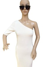 Zara Cream Asymmetric Knit Dress, NWT, S