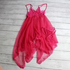 Women's Babydoll Nightgown Thong Panties Size S Lace Pink Set