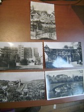 Lot de 5 cartes postales anciennes de Tübingen - Allemagne - 1952
