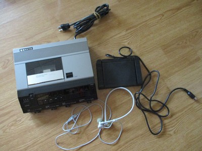 Machine à Transcrire Sanyo TRC 9010 Memo Scribe - Périphérique Lecture Cassette - Vintage