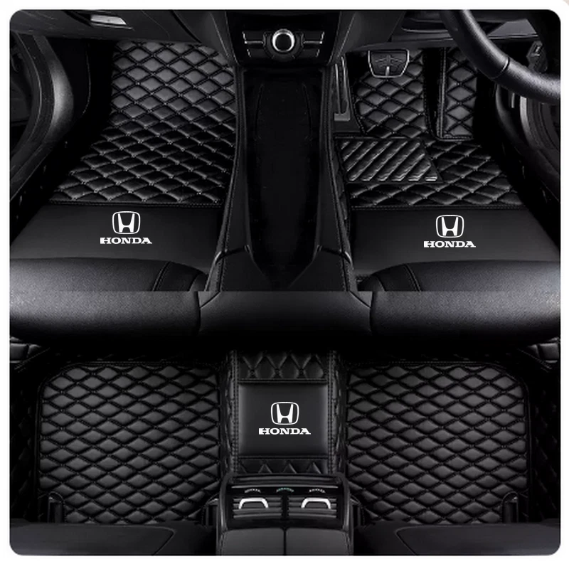 Fit For Honda CRV CR-V All Models Car Floor Mats Auto Carpets Waterproof Custom - Image 2 of 4
