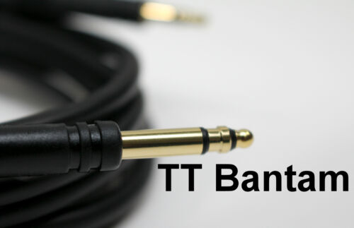 Cavo cavo patch oro TT Bantam a 3,5 mm 1/8" spina maschio TRS 10 piedi nuovo - Foto 3 di 7