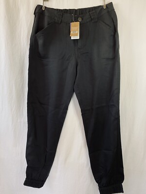 $119 Patagonia Pants Joggers Women Sz 6 Edge Win Pockets Active Hiking Black