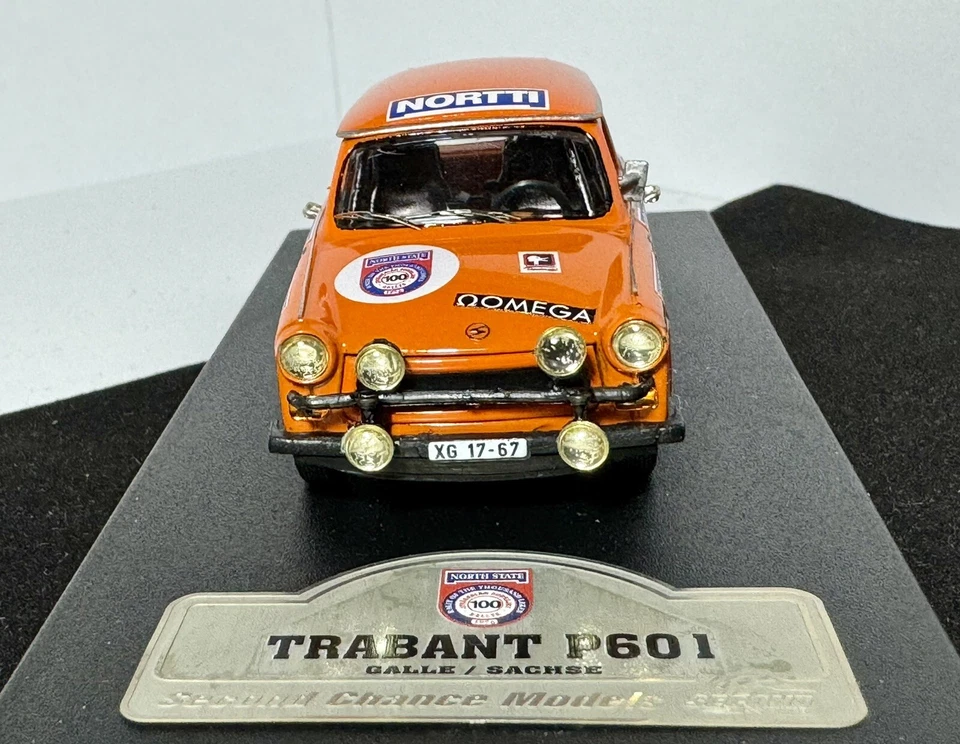 TRABANT P601 #100 GALLE-SACHSE 1000 LAKES RALLY 1976 TRANSKIT 1:43 - Immagine 4 di 4