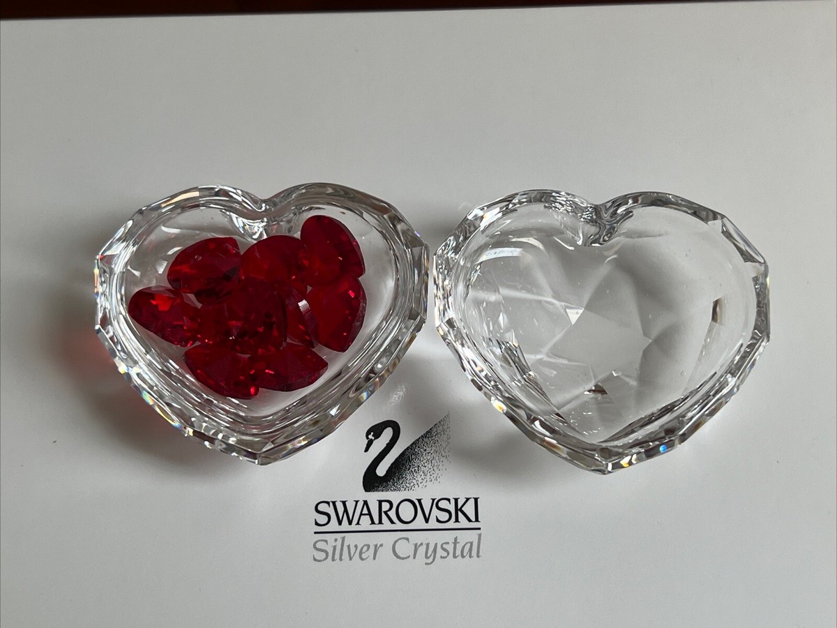 Swarovski Crystal Moment Box - Jewel heart with Red hearts 693910