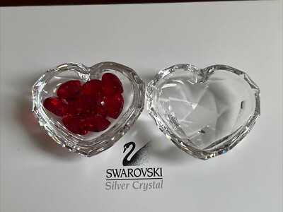 スワロフスキー シルバークリスタル Sweet Heart Jewel Box スワロフスキー置物・アクセサリー専門店 ☆プラネタリウム☆