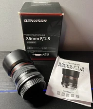 Benoison Medium Telephoto Lens 85mm F/1.8 Aspherical For Cannon EOS