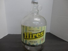 HIRES ROOT BEER SODA FOUNTAIN SYRUP PAPER LABEL 1 GALLON JUG