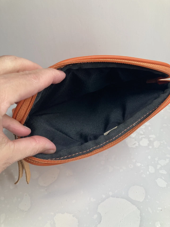 JON HART iPad Tablet Computadora Estuche Acolchado Recubierto Lona Quemado Naranja UT Cremallera Superior Foto 4 de 4