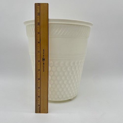 Vintage Nähen Fingerhut Form Mülleimer weiß Papierkorb Maker Craftcore - Bild 13 von 14