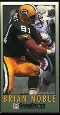 1993 Fleer Tall Boy Brian Noble #67 Green Bay Packers 