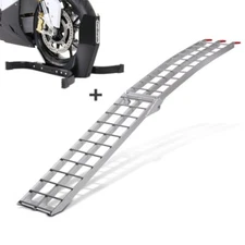 Motorcycle alu loading ramp CS2 set wheel chock Easy Plus folding max 340k