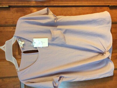 New Pink Rose Lilas Women's Blouse L NWT