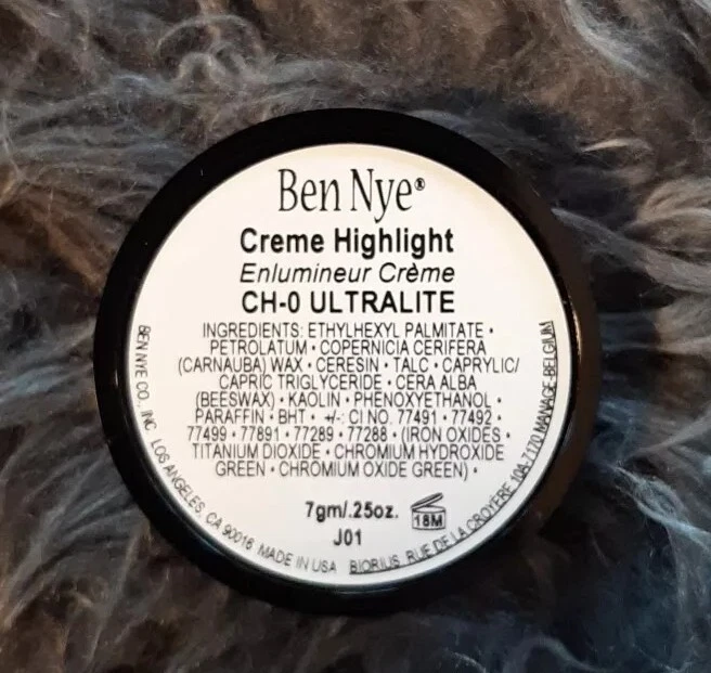 Ben Nye  "Creme Highlight"  CH-0 Ultralite  7 g  Warme Schattierung  Neu!  - Bild 2 von 2