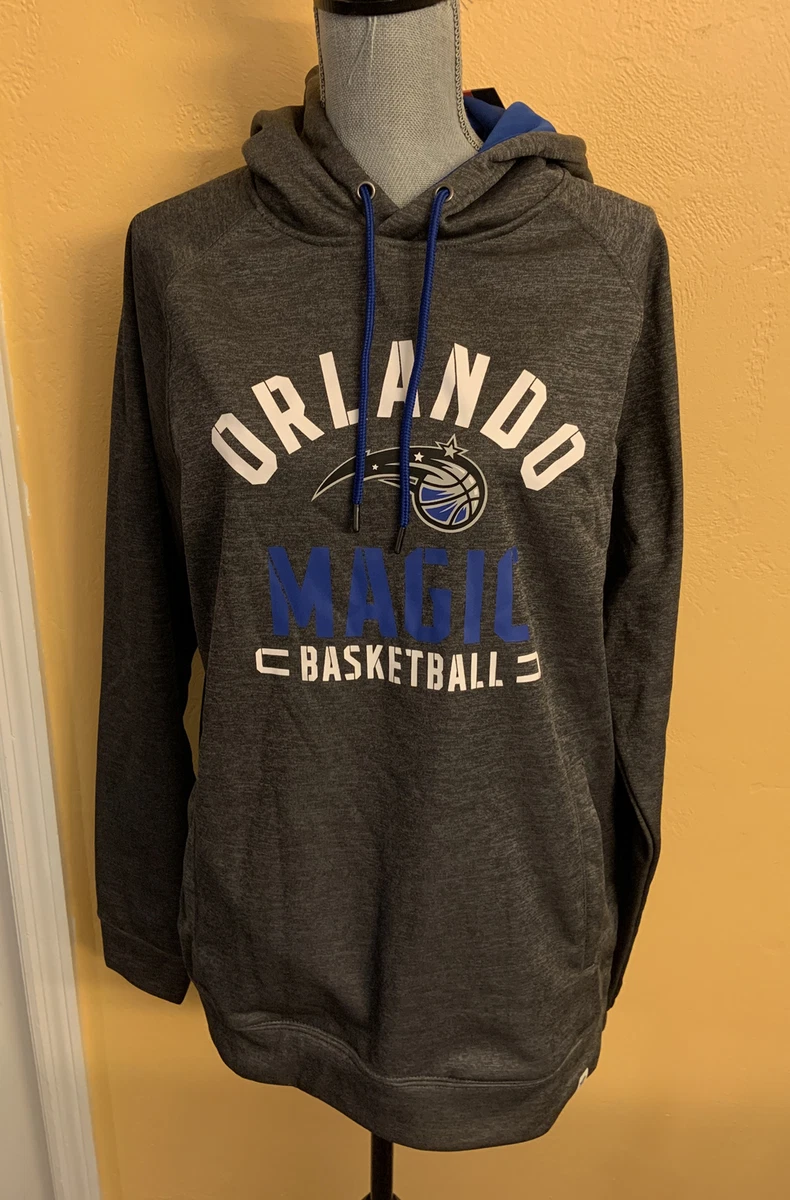 Orlando Magic Basketball Fanatics Draw String Hoodie Gray Sz L NBA