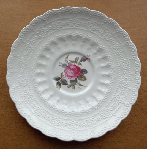 Spode Billingsley Rose Demitasse Tasse Set ~ Copeland Spode ~ 1926 ~ Made in England - NR! - Bild 4 von 5