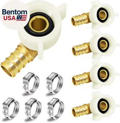 1/2'' PEX Swivel Elbow Faucet Connector (5-Pack) with 1/2'' Female NPT 90 Degree N