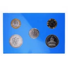 [#345625] Coin, France, Coffret Folon 1 fr. à 100 frs., 1989, MDP, FDC, 758/3000