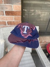 Rare 90s Vintage Texas Rangers Hat Drew Pears...