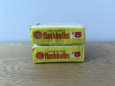 GE 5 Flashbulbs NEW 8 Bulbs NIP RARE For Simple Cameras Made In USA Vintage