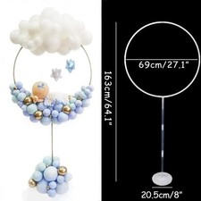 Round Balloon Arch Column Frame Garland Adjustable Arch Stand Wedding Love Party