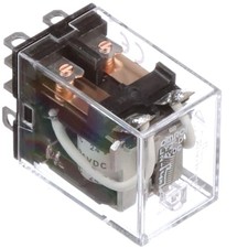 1PC OMRON INDUSTRIAL AUTOMATION LY2-D-DC24 Ice cube relay, DPDT, 24 VDC coil vo