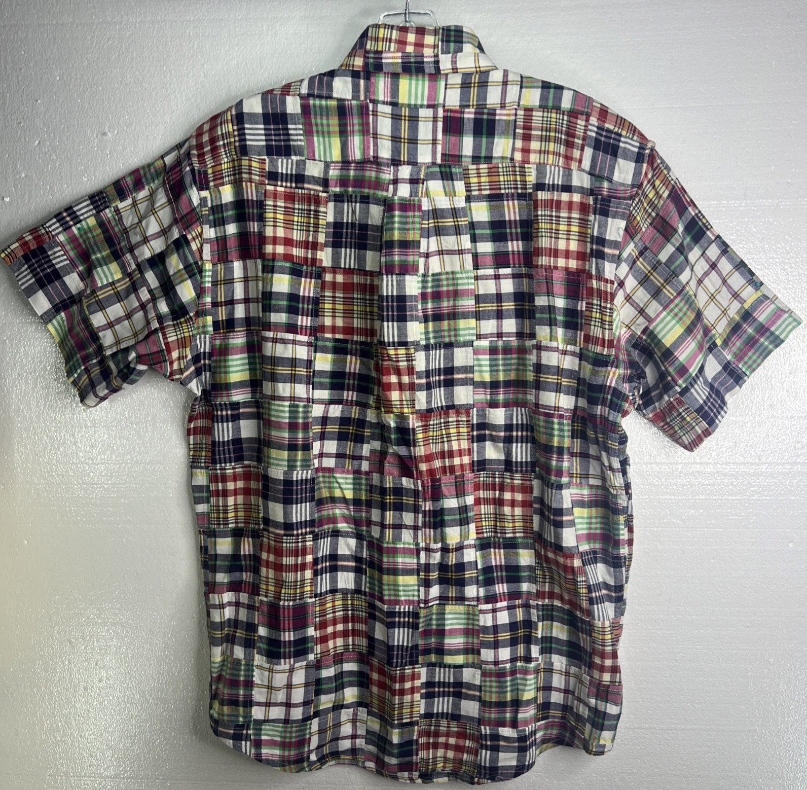 Brooks Brothers Patchwork Style Short Sleeve Butt… - image 6